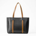 Prella Bags Stay Two-Tone Shoulder Tote Bag – Black & Brown