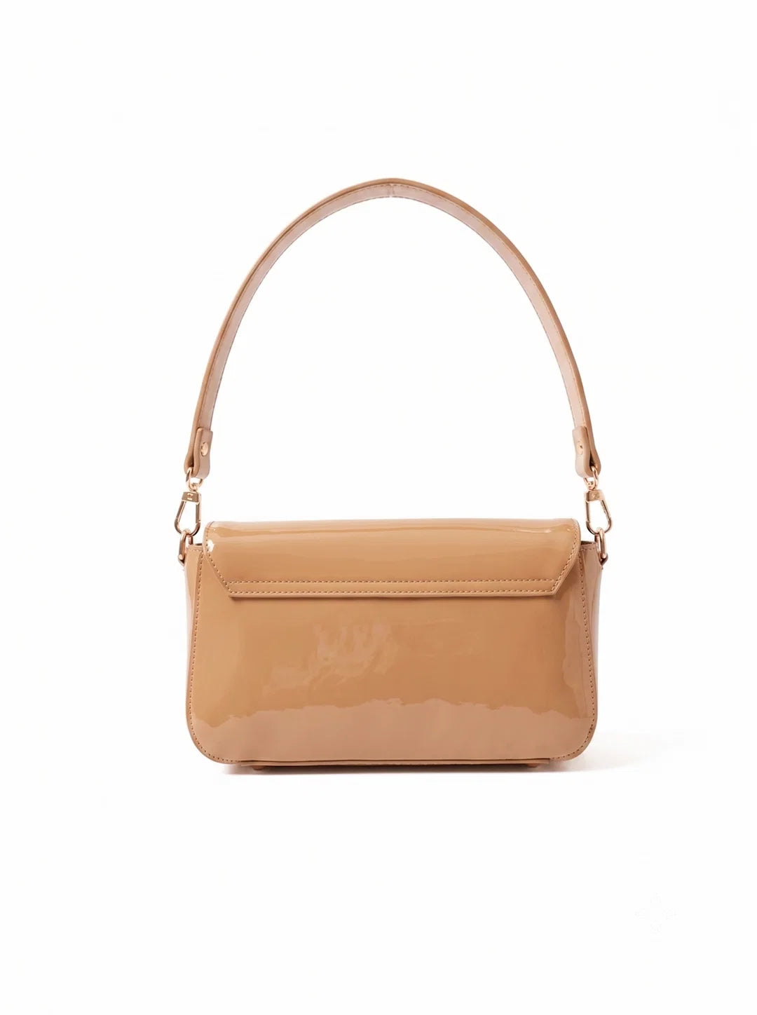 Prella Bags Bali Black Patent Leather Shoulder Bag