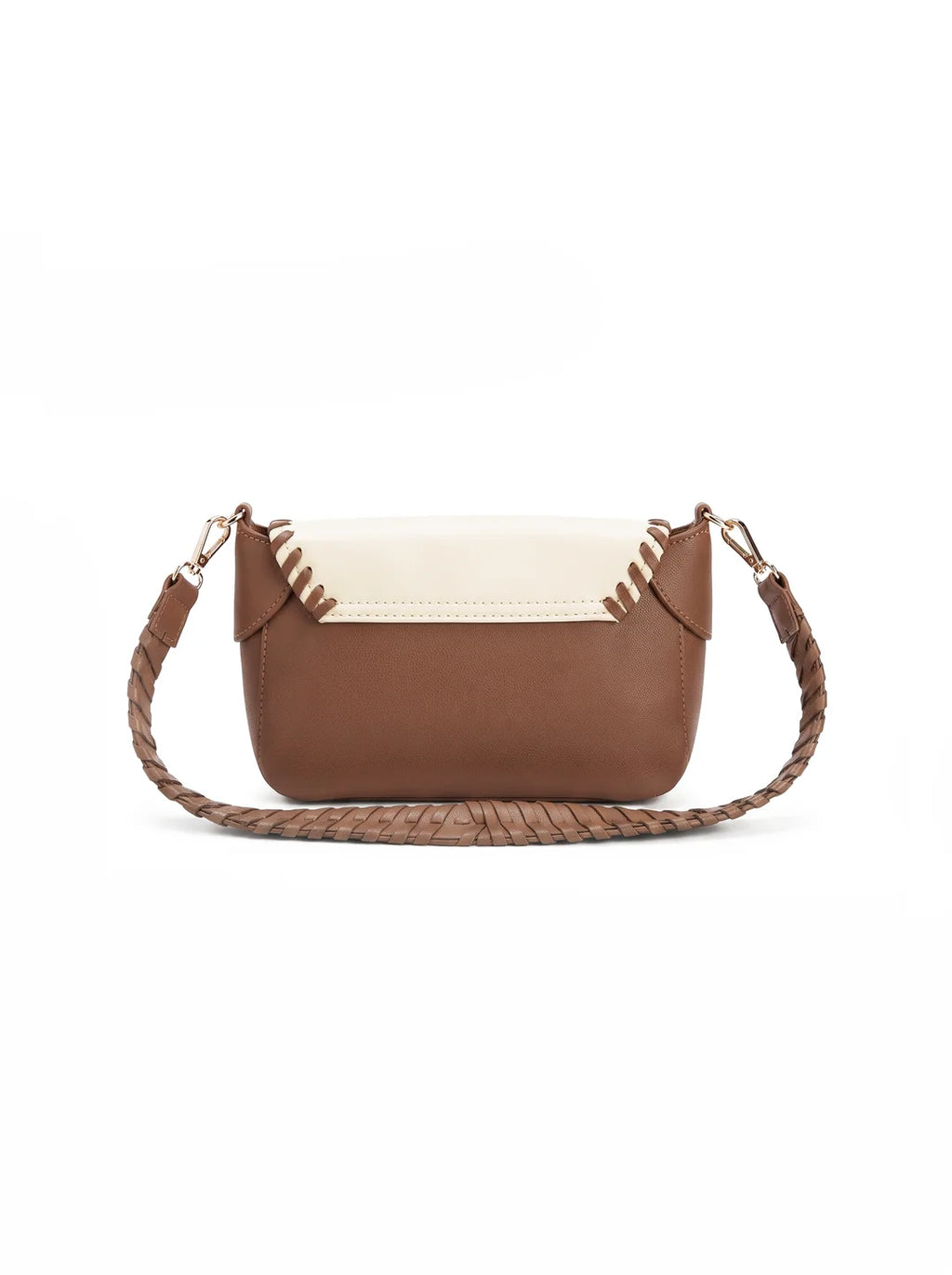 Prella Bags Eleven Beige Leather Shoulder Bag