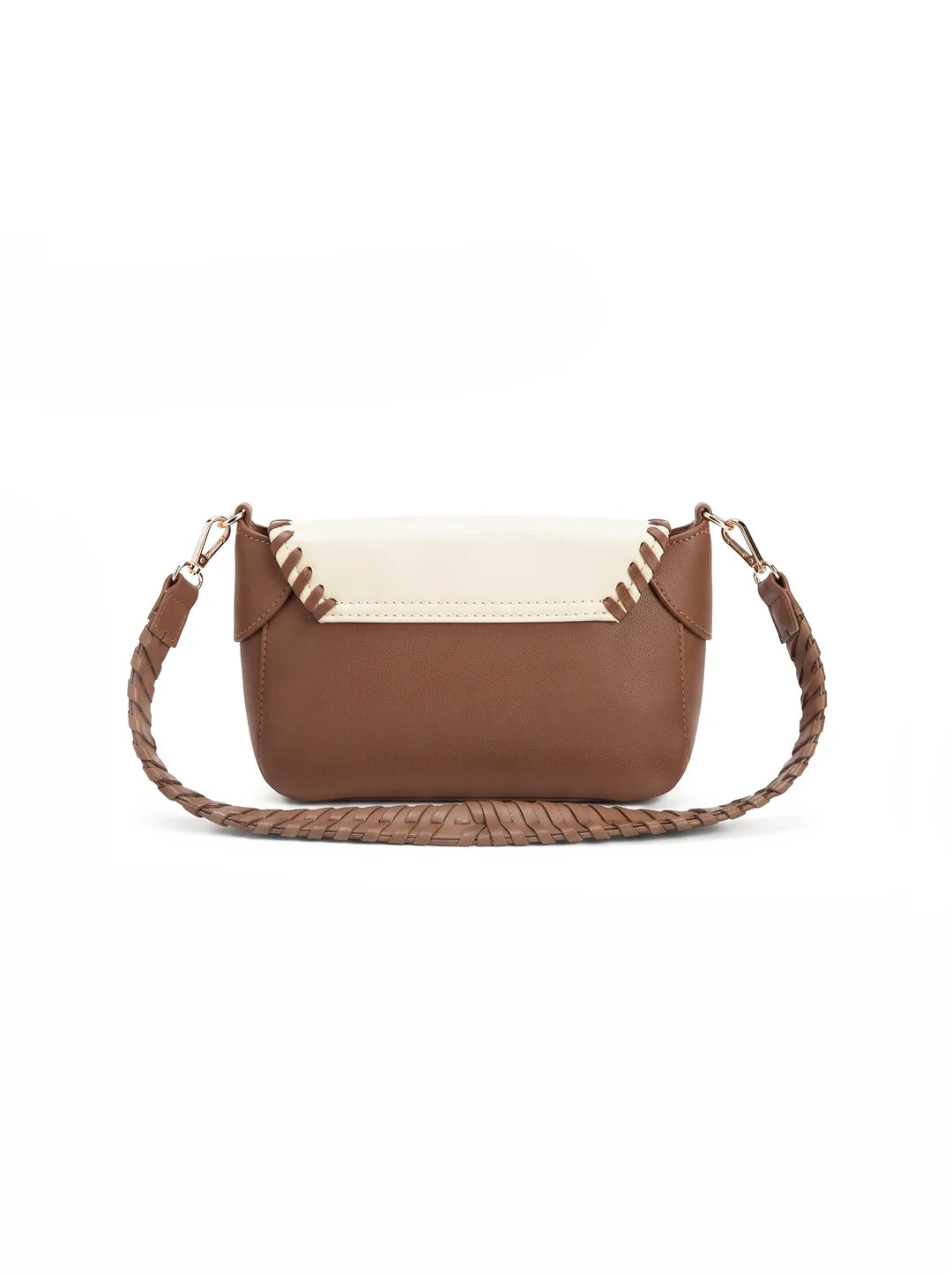 Prella Bags Eleven Beige Leather Shoulder Bag