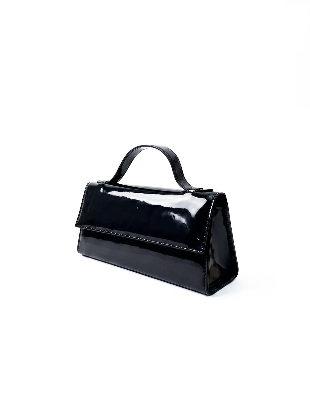 Prella Bags Petal Beige Patent Leather Top Handle Bag