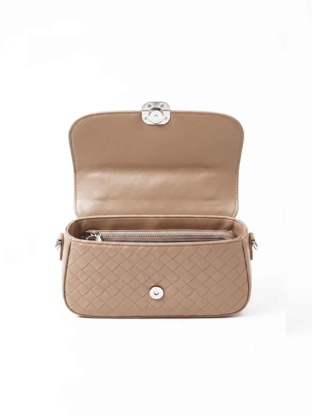 Prella Bags Kyoto Brown Quilted Shoulder &amp; Crossbody Bag